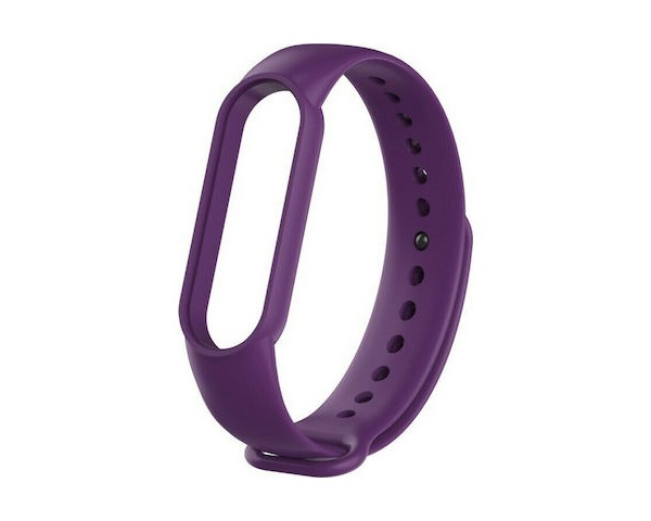 Λουράκι Σιλικόνης Μωβ (Mi Band 5)