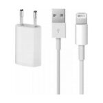 Φορτιστής Apple Lightning με Καλώδιο Φόρτισης (A1400 + MD818) Λευκό (MB707ZM/B)