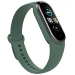 Λουράκι Σιλικόνης Πράσινο Σκούρο (Mi Band 5)