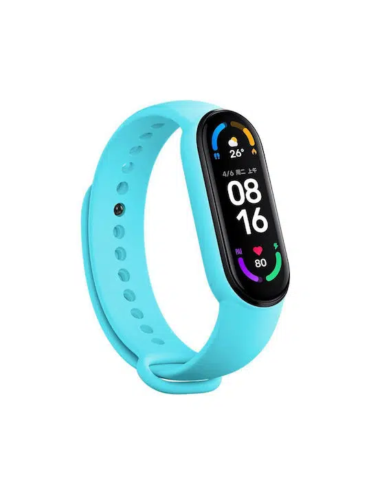 Λουράκι Σιλικόνης Light Blue (Mi Band 5-6) - Image 1