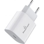 POWERTECH Φορτιστής τοίχου PT-761, 1x USB, 2.1A, λευκός PT-761