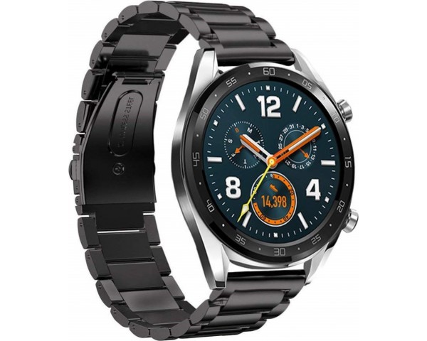 Λουράκι Σιλικόνης Μαύρο (Huawei Watch GT 2 (46mm) Λουράκι Σιλικόνης Μαύρο (Huawei Watch GT 2 (46mm)