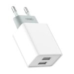 Usams 2x USB Wall Adapter Λευκό (T24)