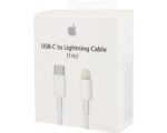 Apple Regular USB 2.0 Cable USB-C male - Lightning Λευκό 1m (MQGJ2ZM/A)