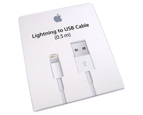 Apple USB to Lightning Cable Λευκό 0.5m (ME291)