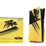 PS5 SONY CONSOLE COVER SLIM MARVEL WOLVERINE BATTLE YELLOW